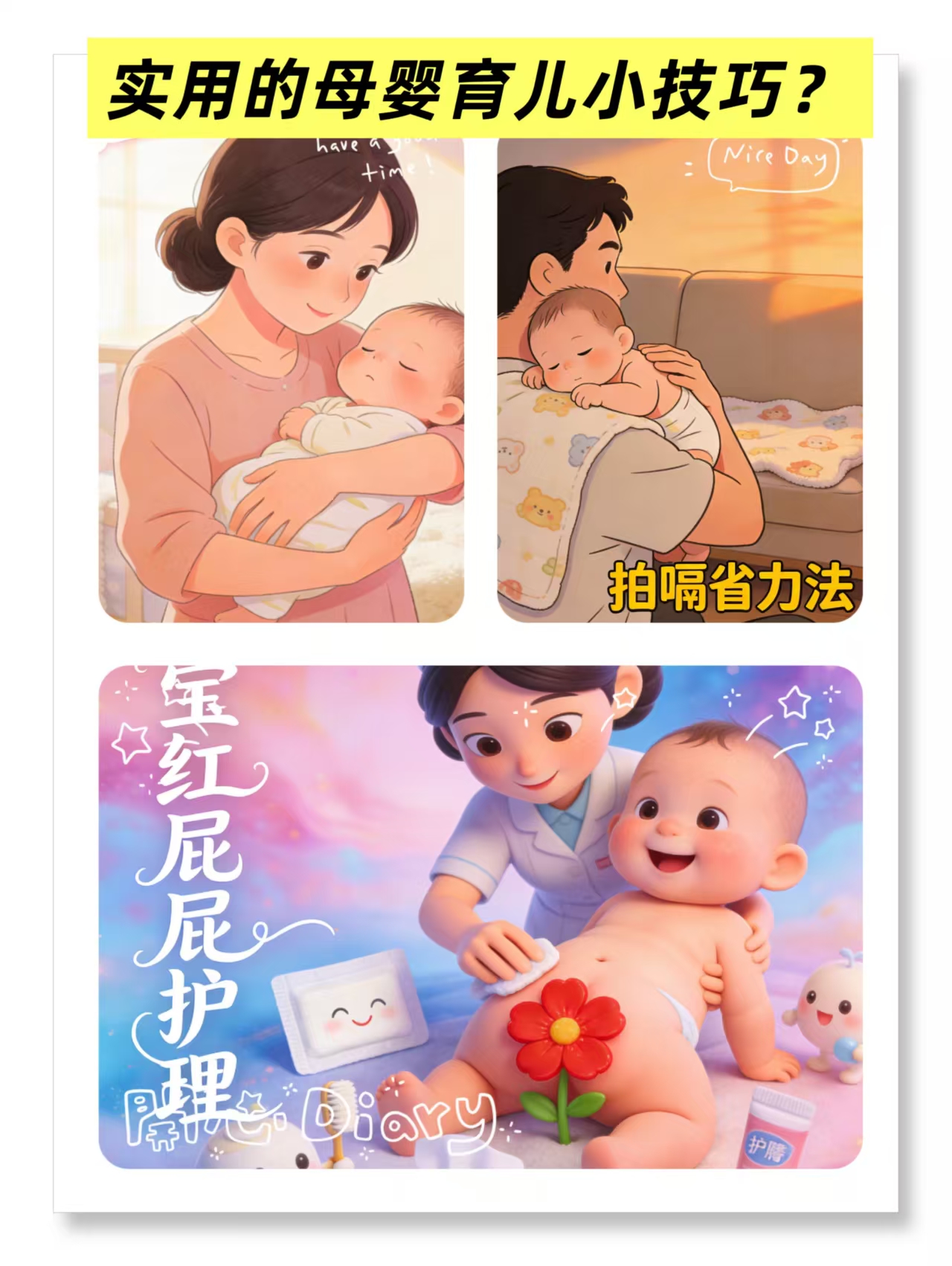 實用的母嬰育兒小技巧？